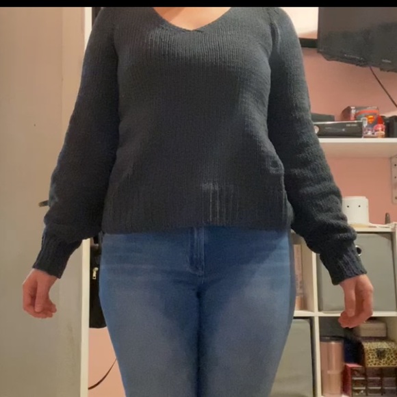 Dark green knit sweater - Picture 9 of 9